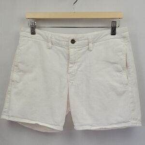 Frame Denim Jean Shorts White Size 29